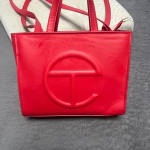 Telfar Medium Shopping Bag Red