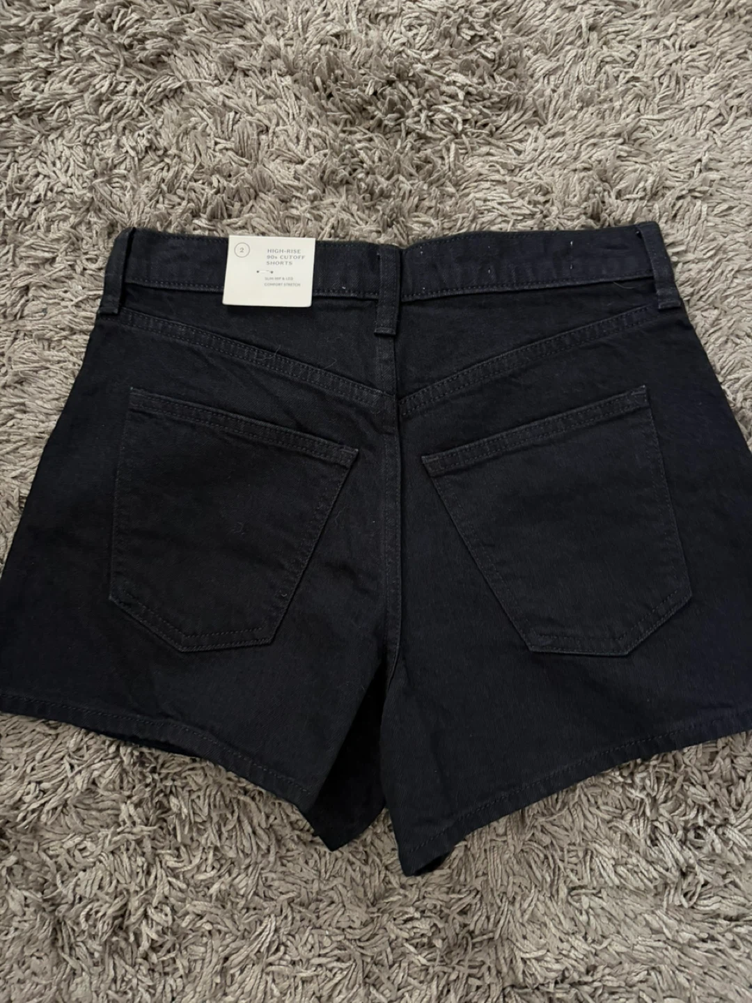 Universal Thread High Rise Cutoff Shorts Black Size 2R - photo 2
