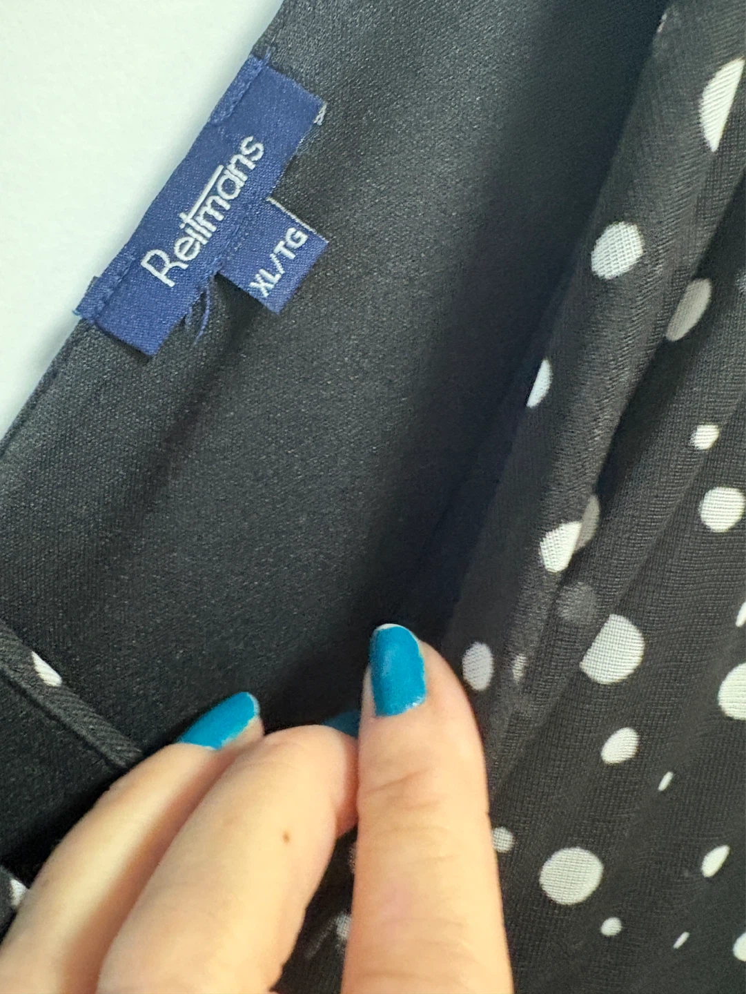 XL Black Polka Dot Dress - photo 4