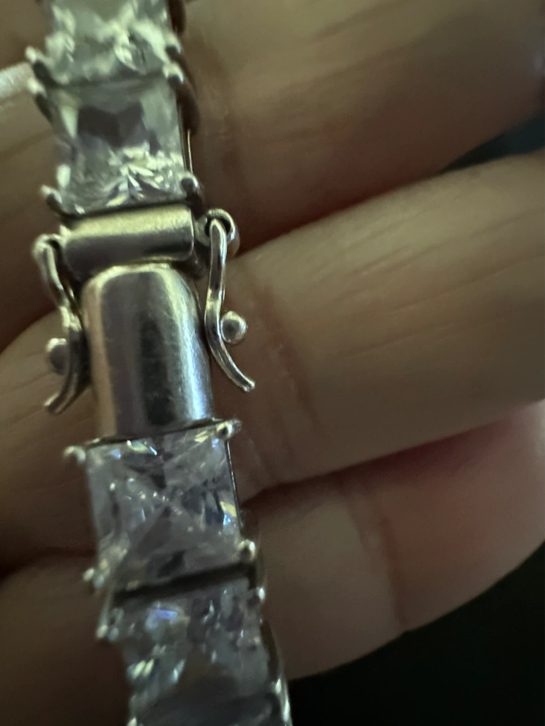 Sterling Silver CZ Tennis Bracelet - photo 3