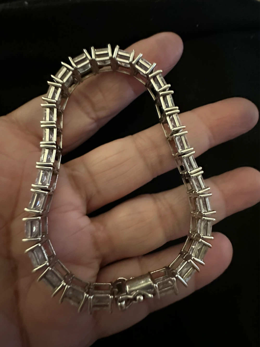 Sterling Silver CZ Tennis Bracelet - photo 2