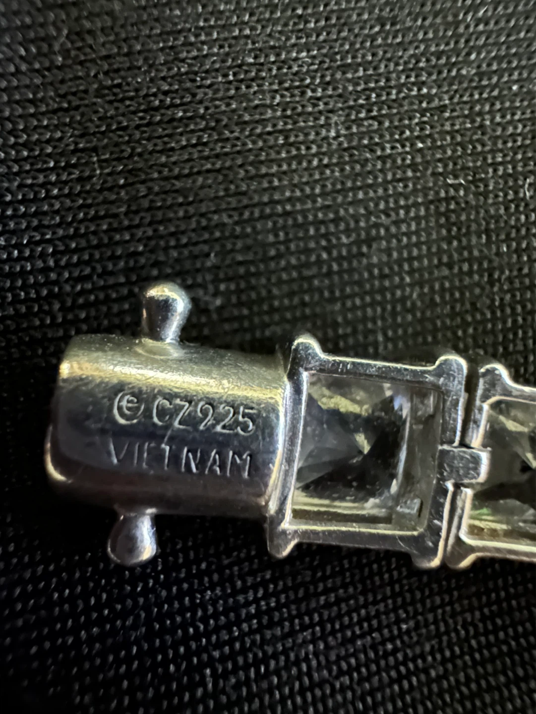 Sterling Silver CZ Tennis Bracelet - photo 5
