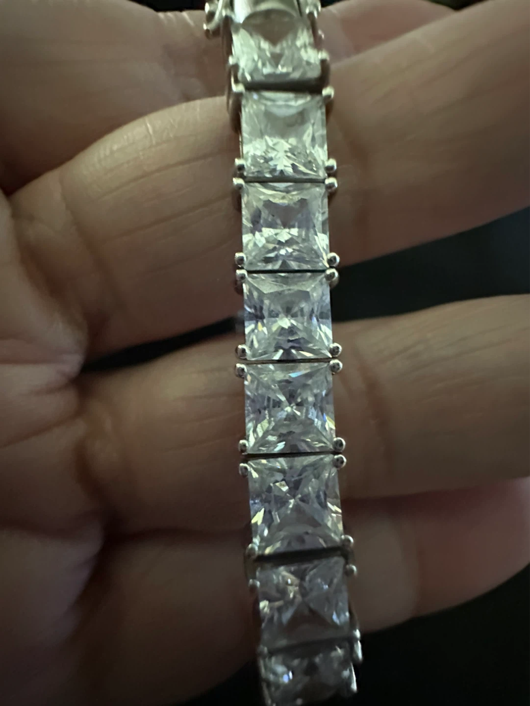 Sterling Silver CZ Tennis Bracelet