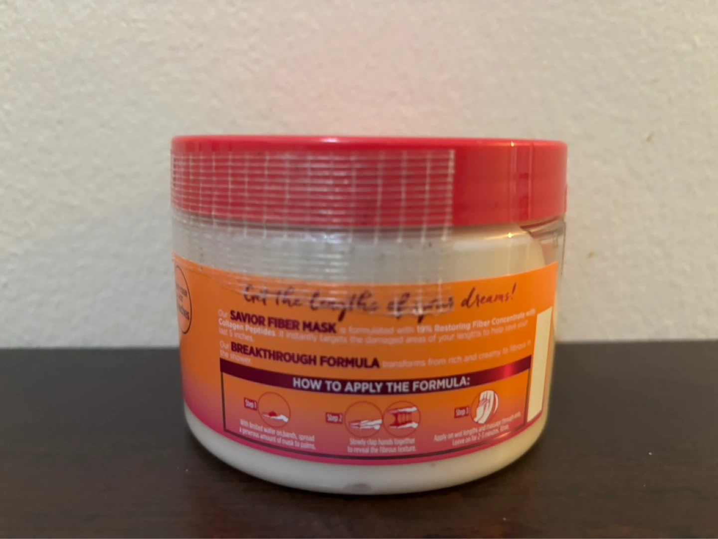 NEW-L'Oreal Elvive Dream Lengths Savior Fiber Mask 12 FL. OZ. - photo 2