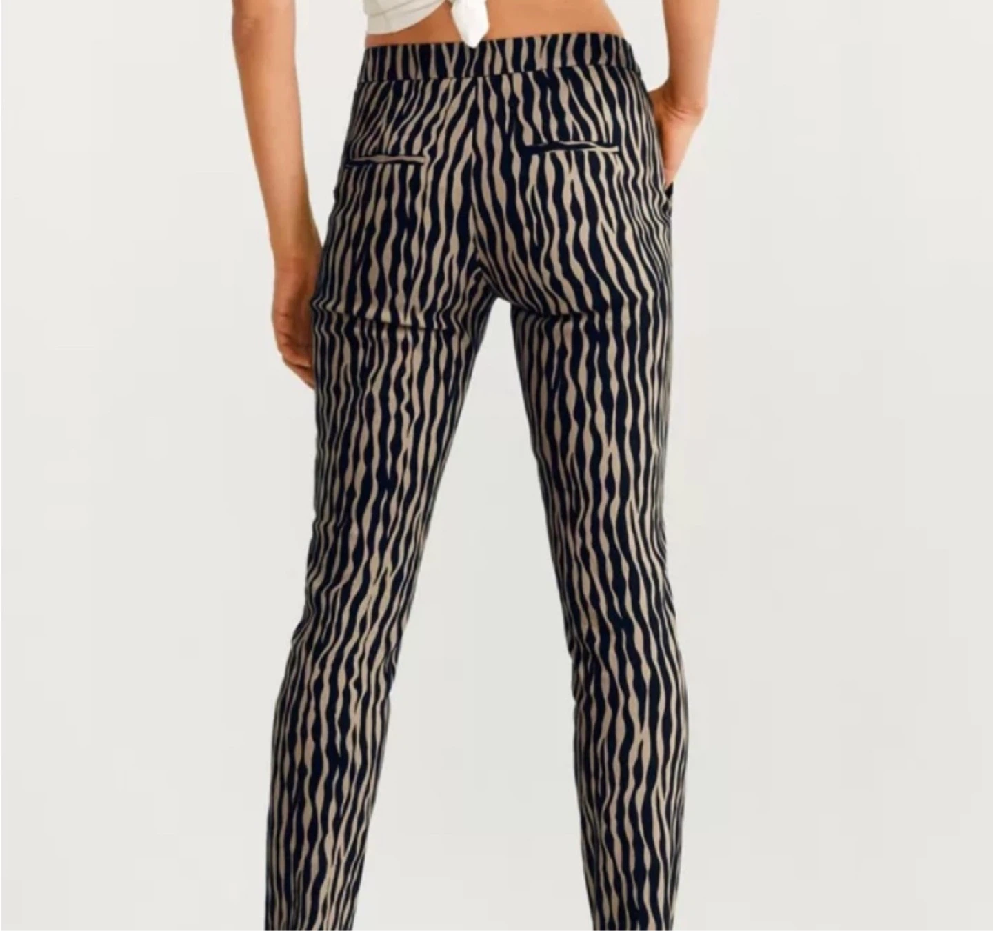 MNG Basics Zebra Print Pants - photo 3