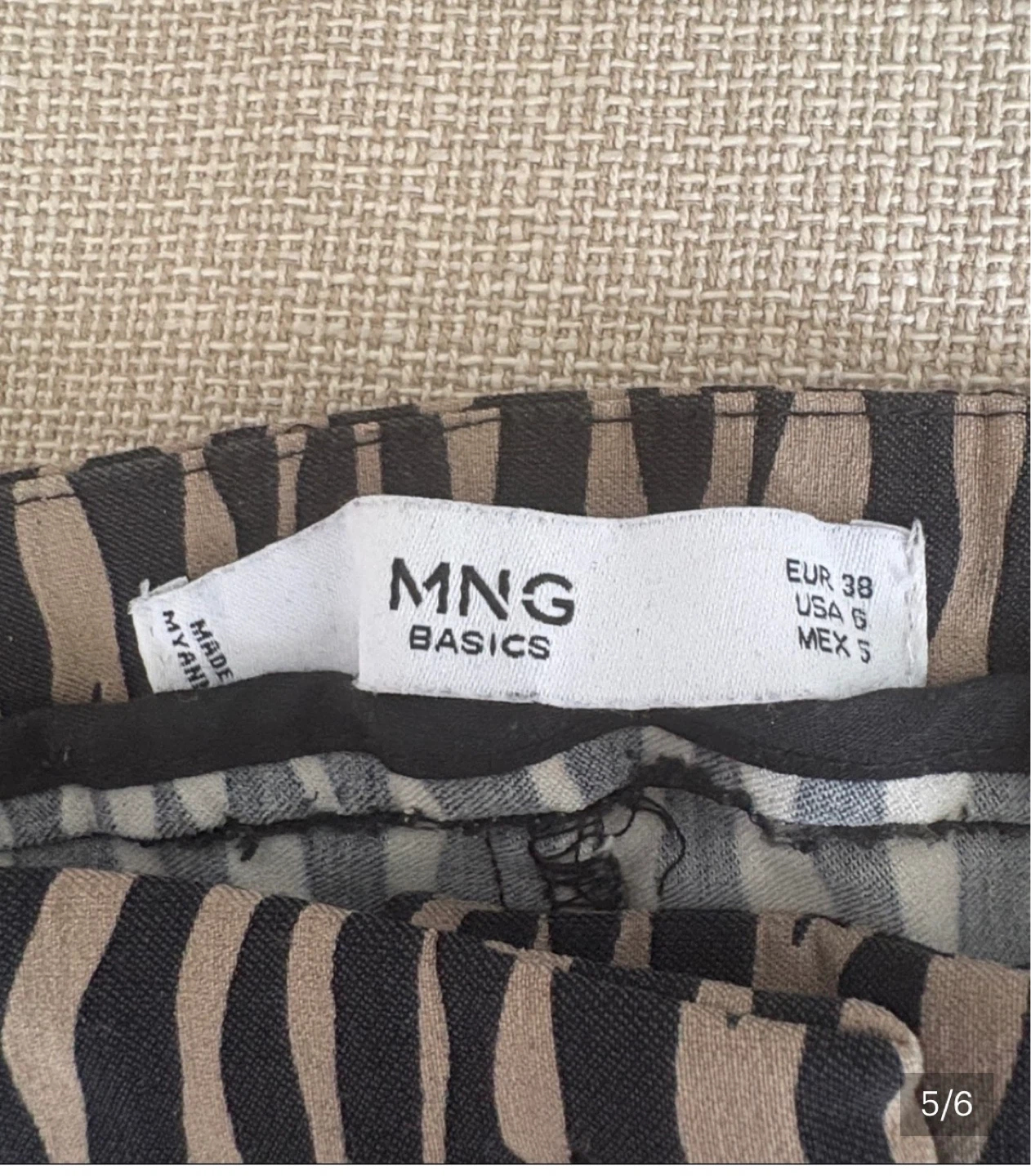 MNG Basics Zebra Print Pants - photo 4