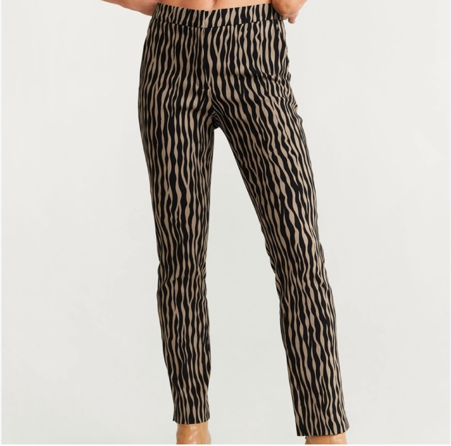 MNG Basics Zebra Print Pants
