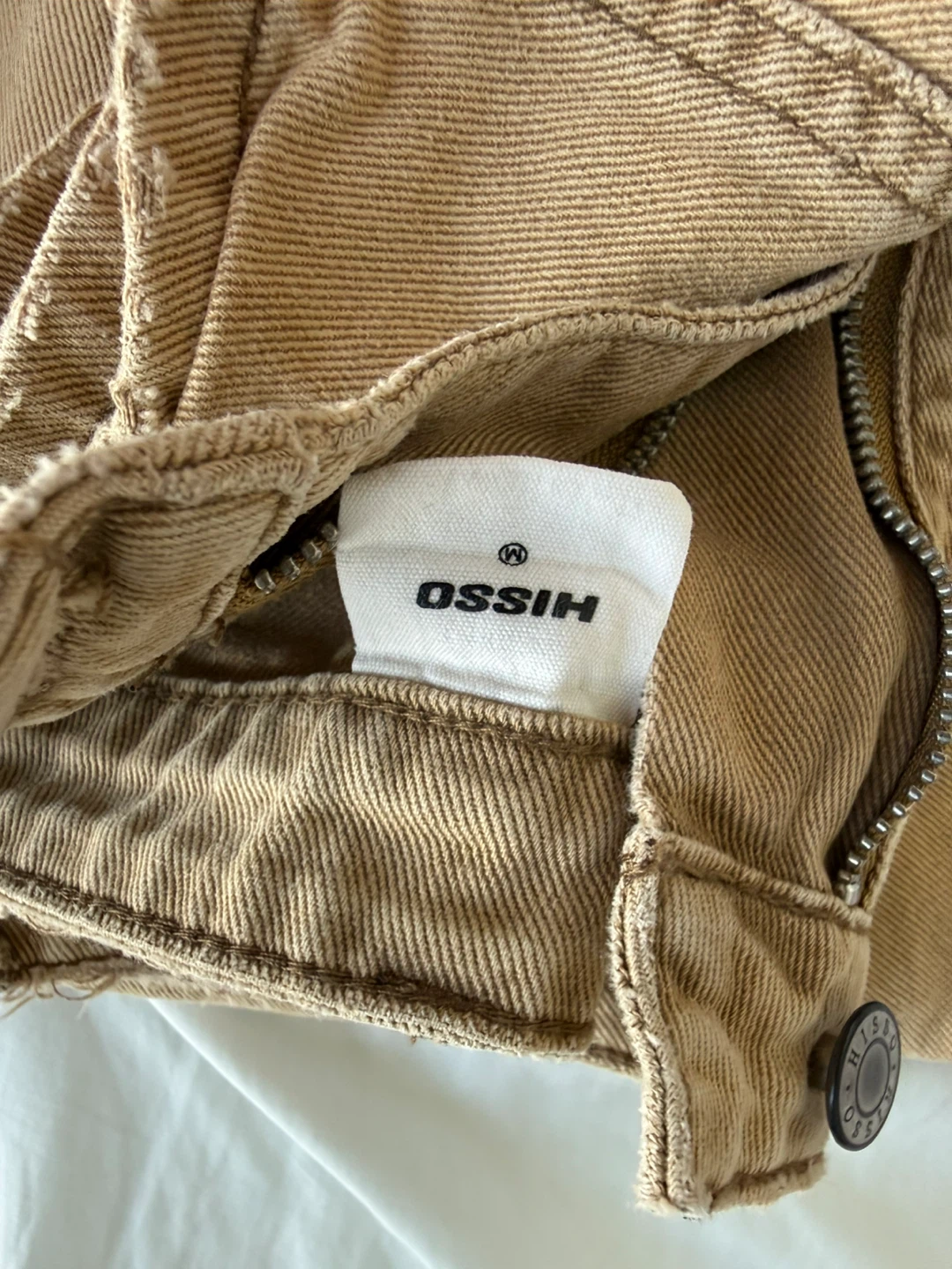 HISSO Denim Midi Skirt - Tan - photo 2