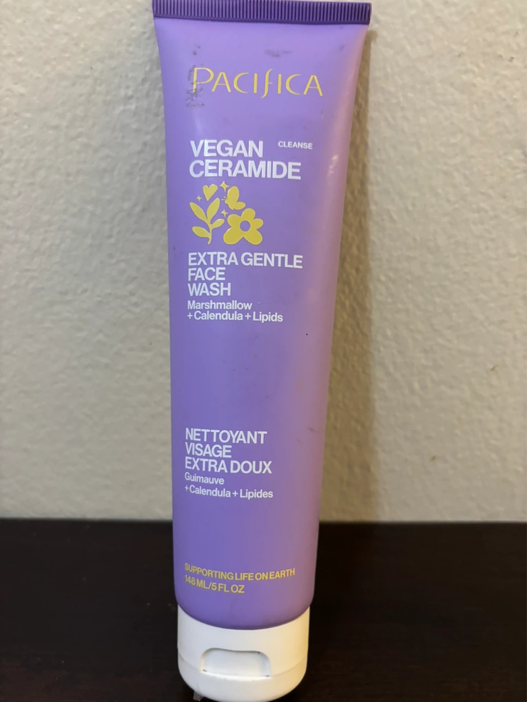 NEW-Pacifica Vegan Ceramide Extra Gentle Face Wash 5 FL OZ