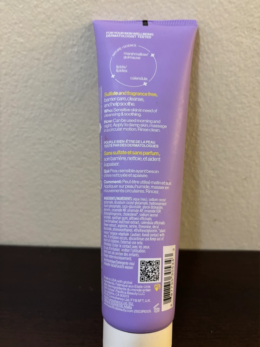 NEW-Pacifica Vegan Ceramide Extra Gentle Face Wash 5 FL OZ - photo 2