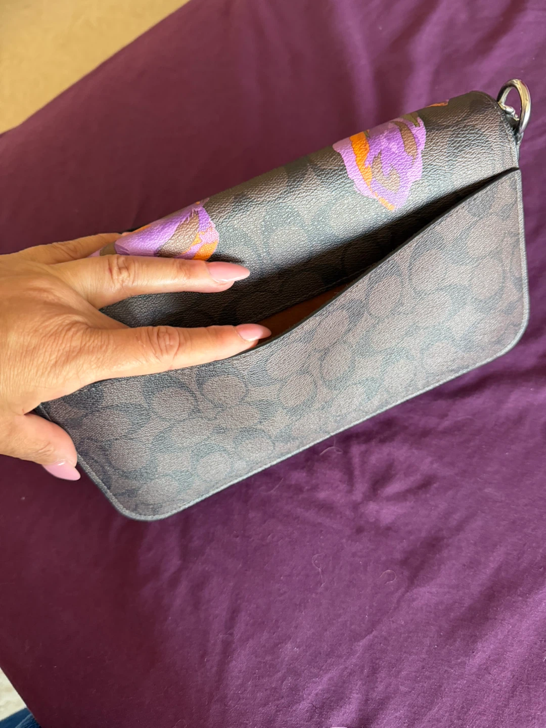 Coach Signature Floral Shoulder Bag - photo 3