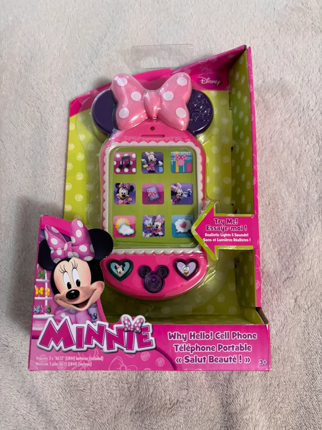 Disney Minnie Why Hello! Cell Phone Portable Toy