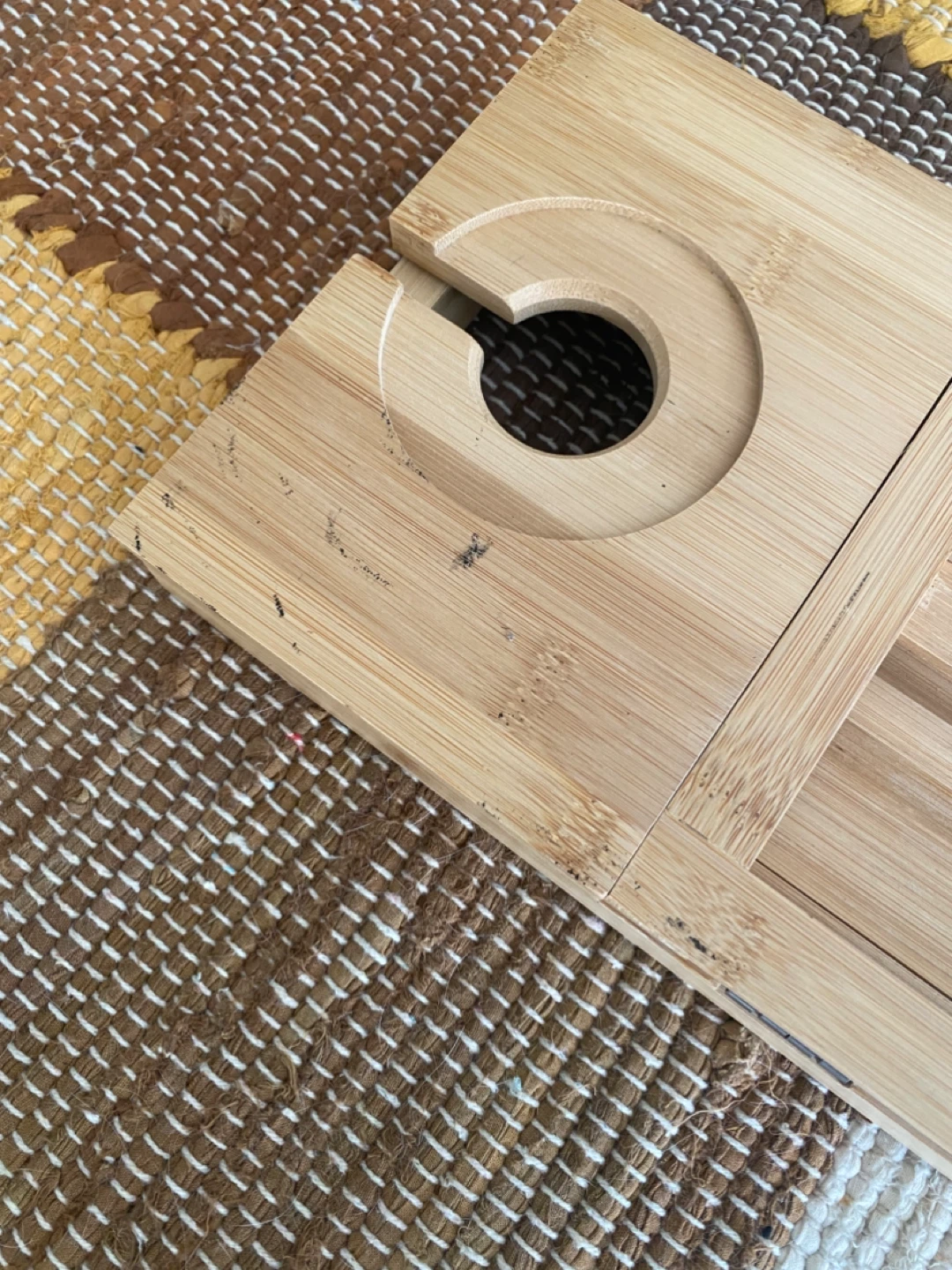 Bamboo bath tray - photo 3