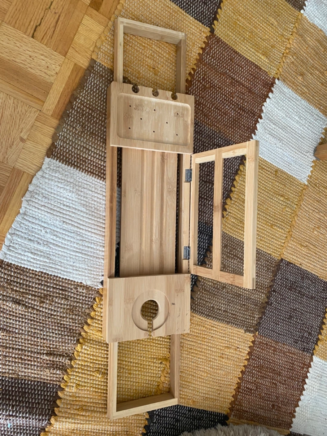Bamboo bath tray - photo 4