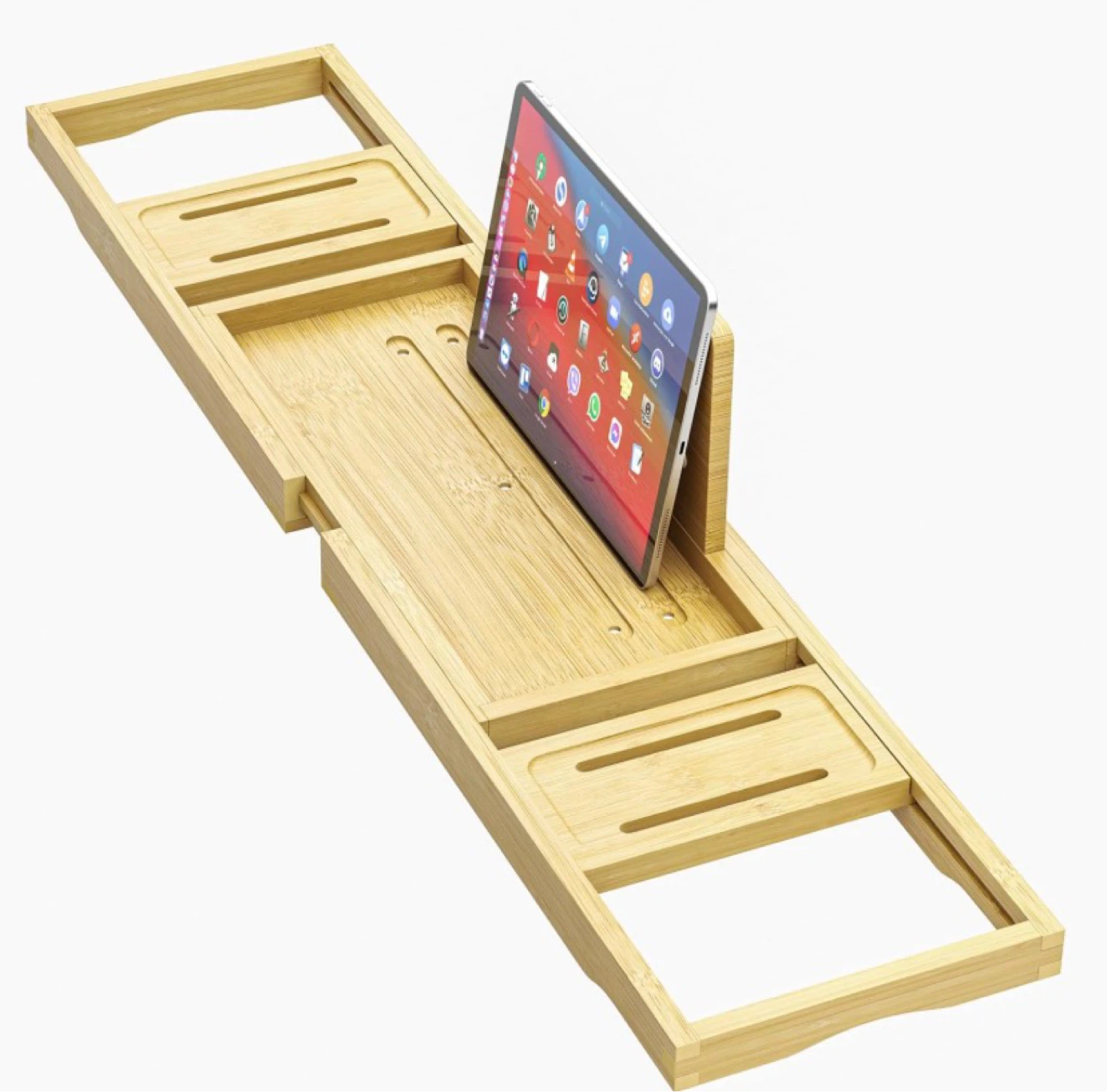 Bamboo bath tray