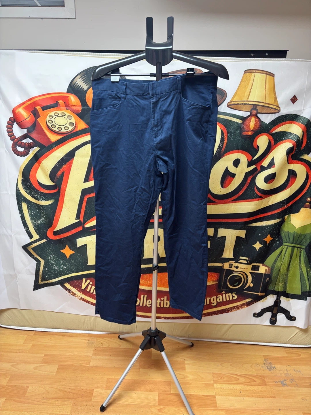 Calvin Klein Men's Navy Blue Pants 34x30