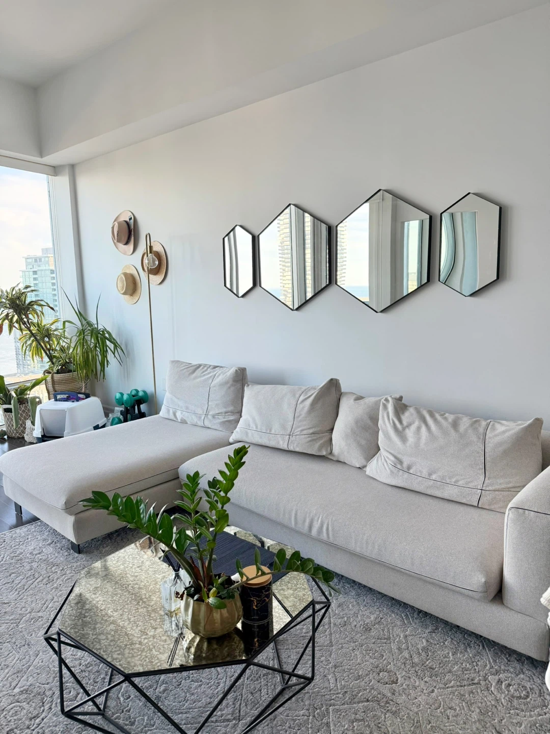 Light Grey Sectional Sofa - photo 2