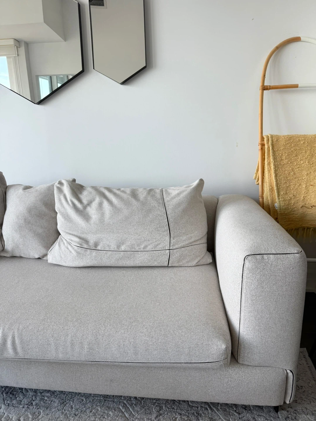 Light Grey Sectional Sofa - photo 4