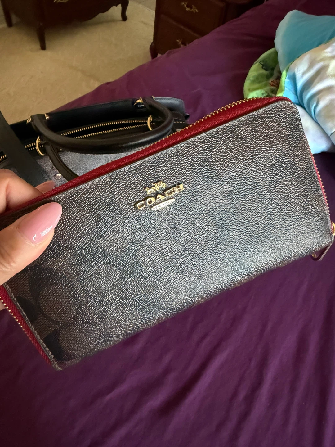 Coach Signature Canvas Satchel and Wallet Set - photo 5