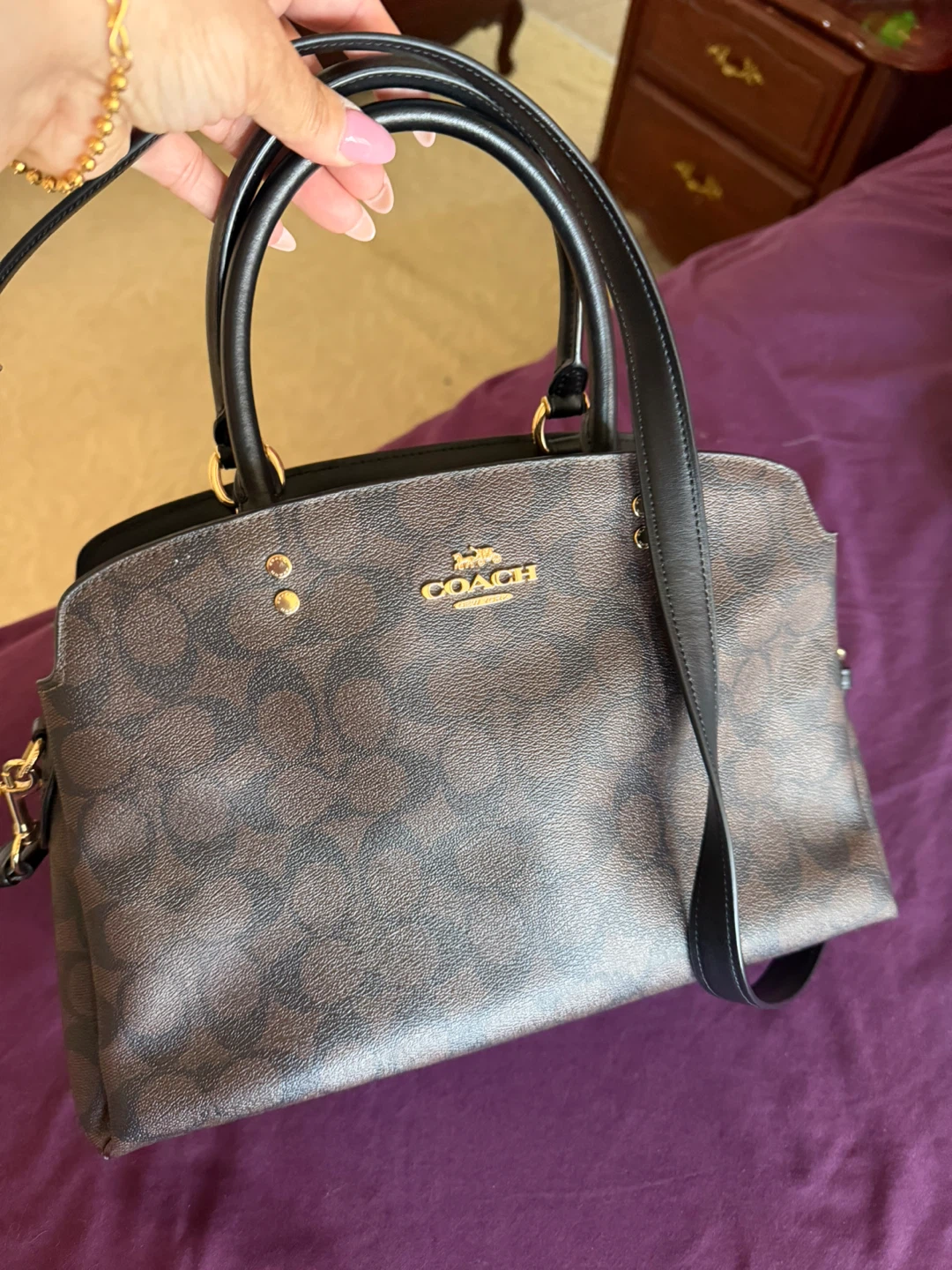 Coach Signature Canvas Satchel and Wallet Set - photo 4
