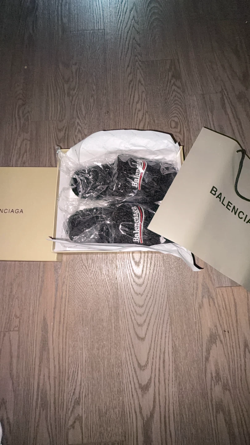 Balenciaga Black Slides