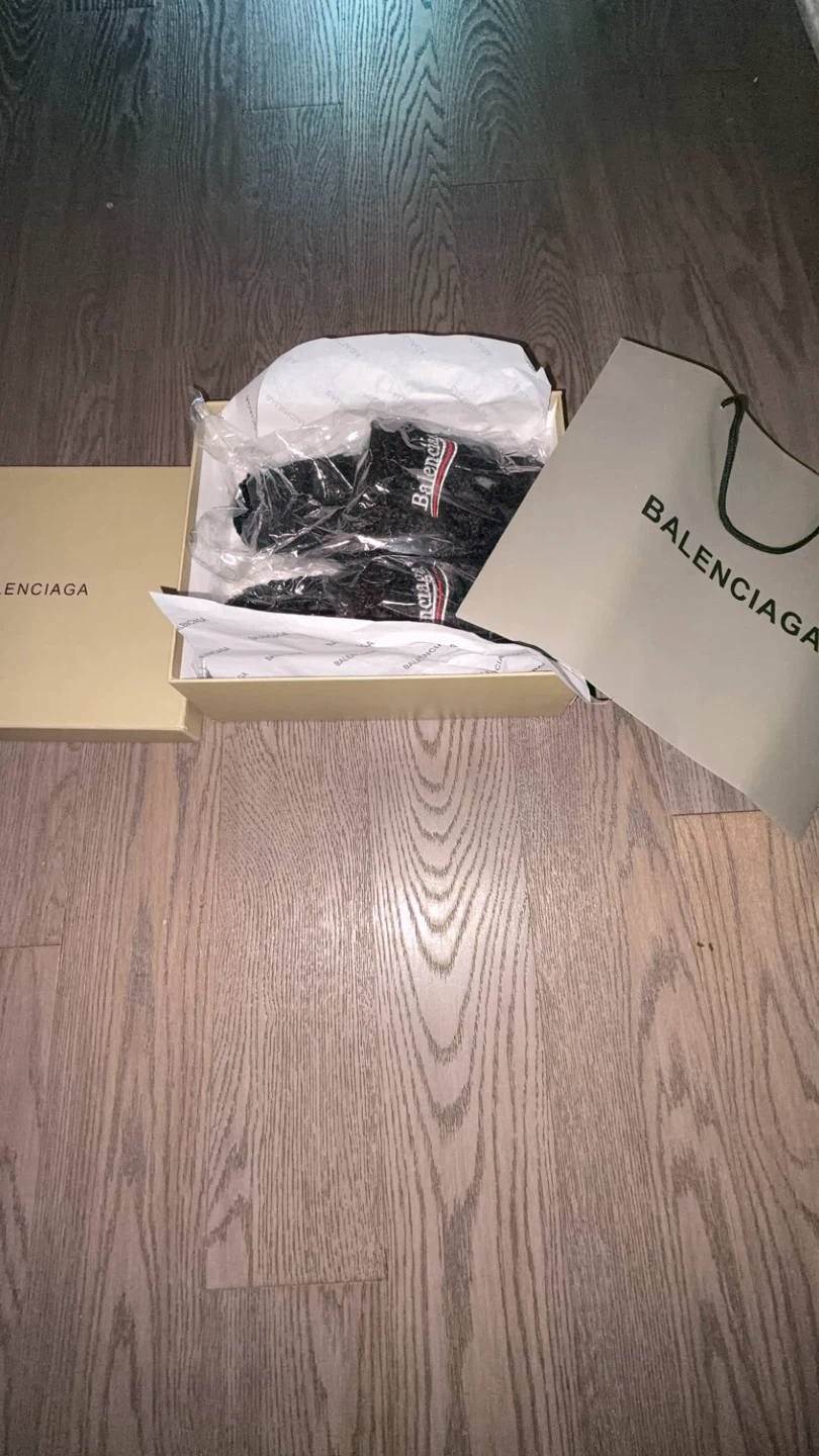 Balenciaga Black Slides - photo 2
