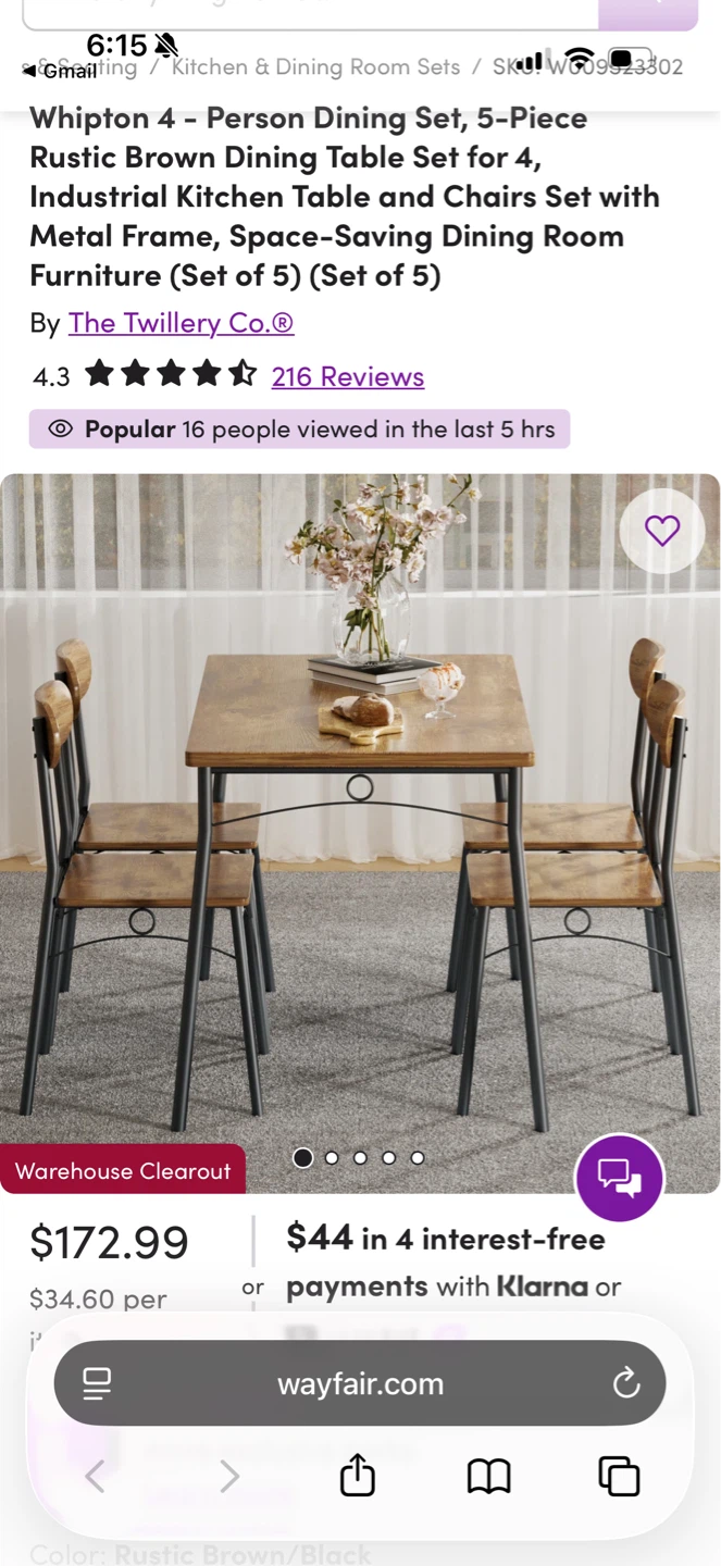 Kitchen table and chairs - photo 3