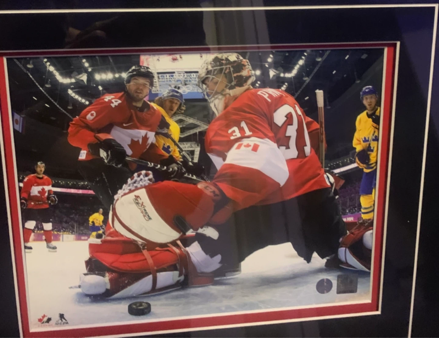 Carey Price Gold Medal Champion Sochi 2014 Framed Photo - photo 2