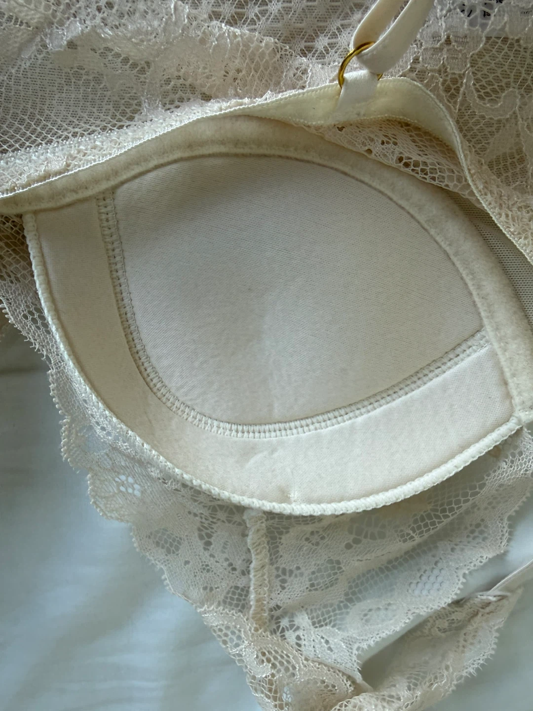 Cream Lace Bralette Size 34/75 - photo 3