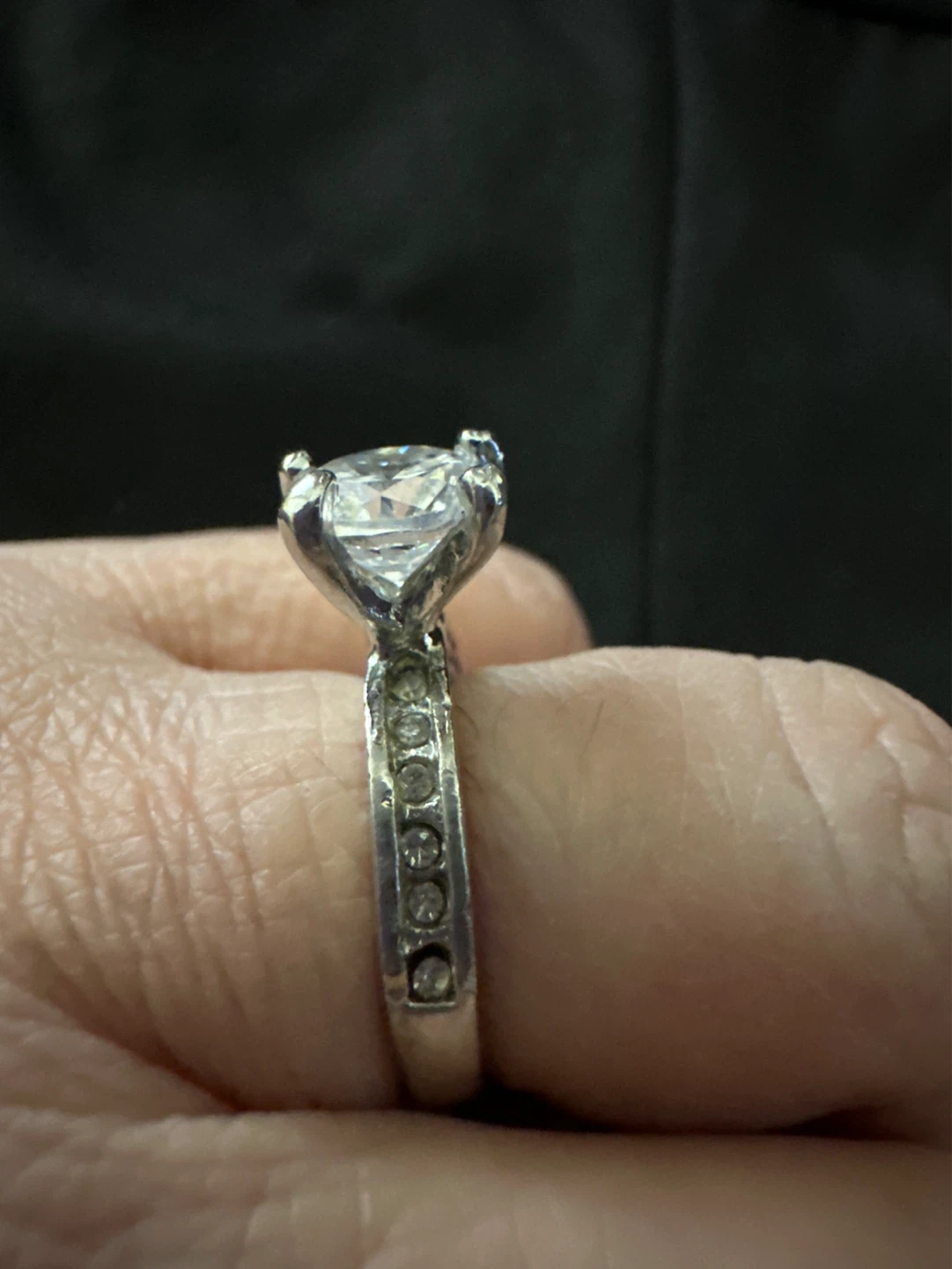 Rhinestone Engagement Ring - photo 2