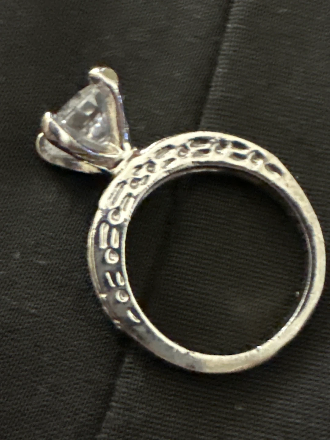 Rhinestone Engagement Ring - photo 4