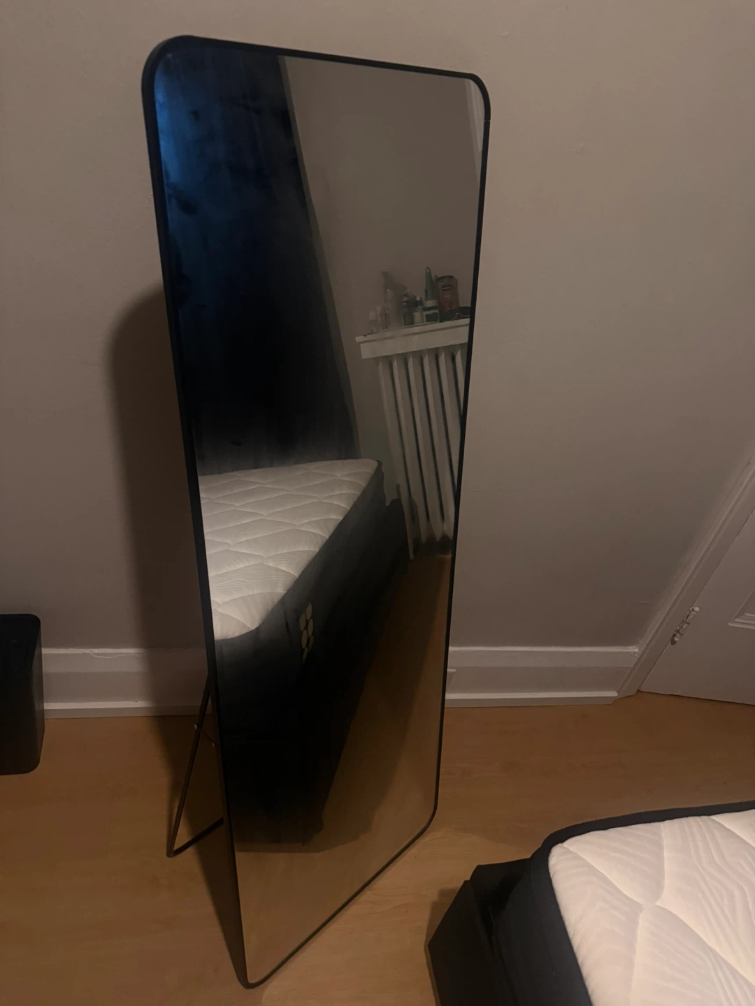Full Length Standing Mirror with Black Frame - photo 2