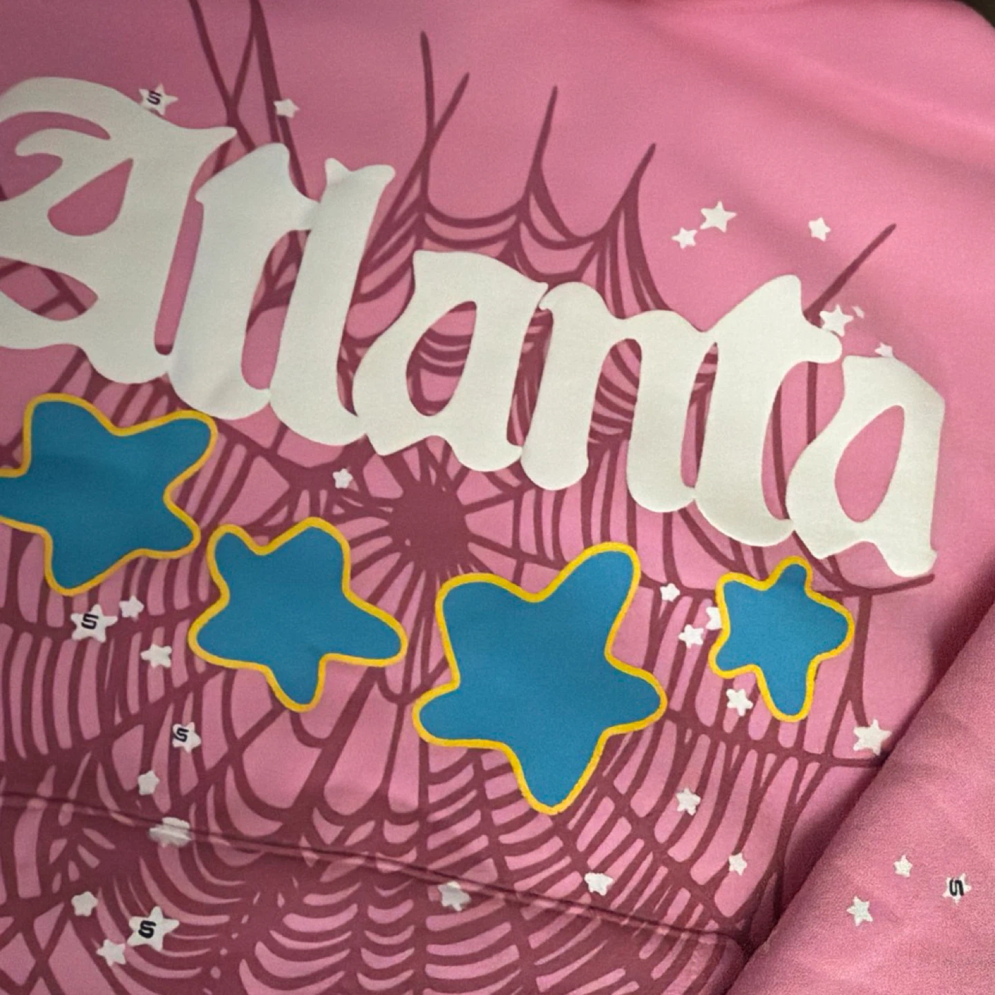 Pink Atlanta Graphic Hoodie - Size M - photo 2