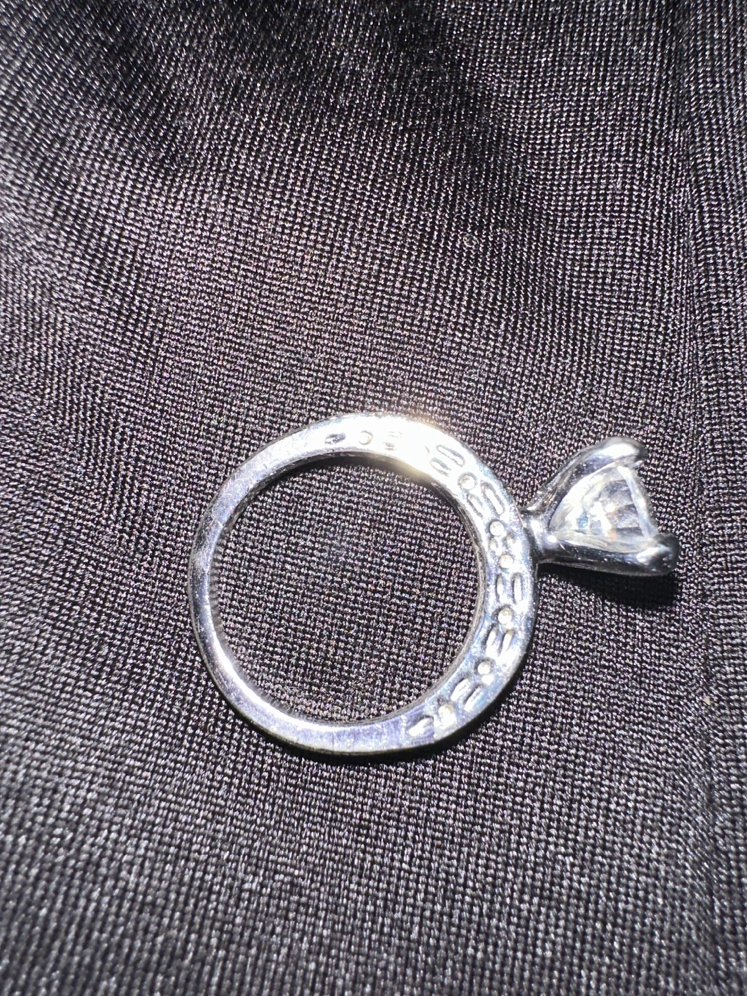 Rhinestone Engagement Ring - photo 5