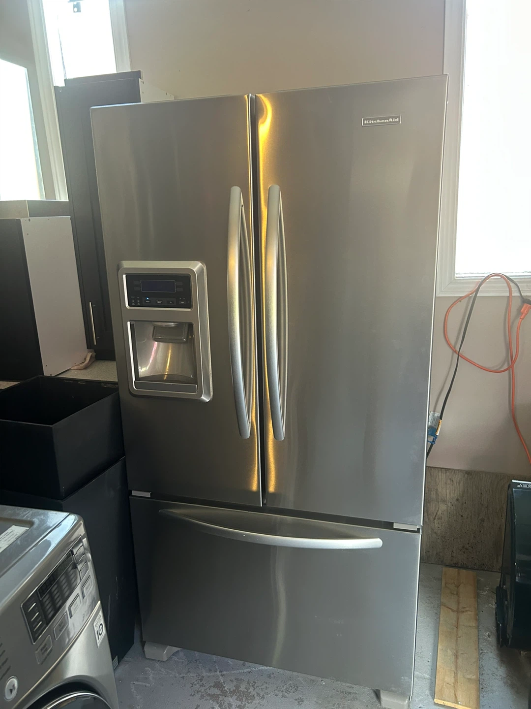 KitchenAid Stainless Steel fridge/freezer