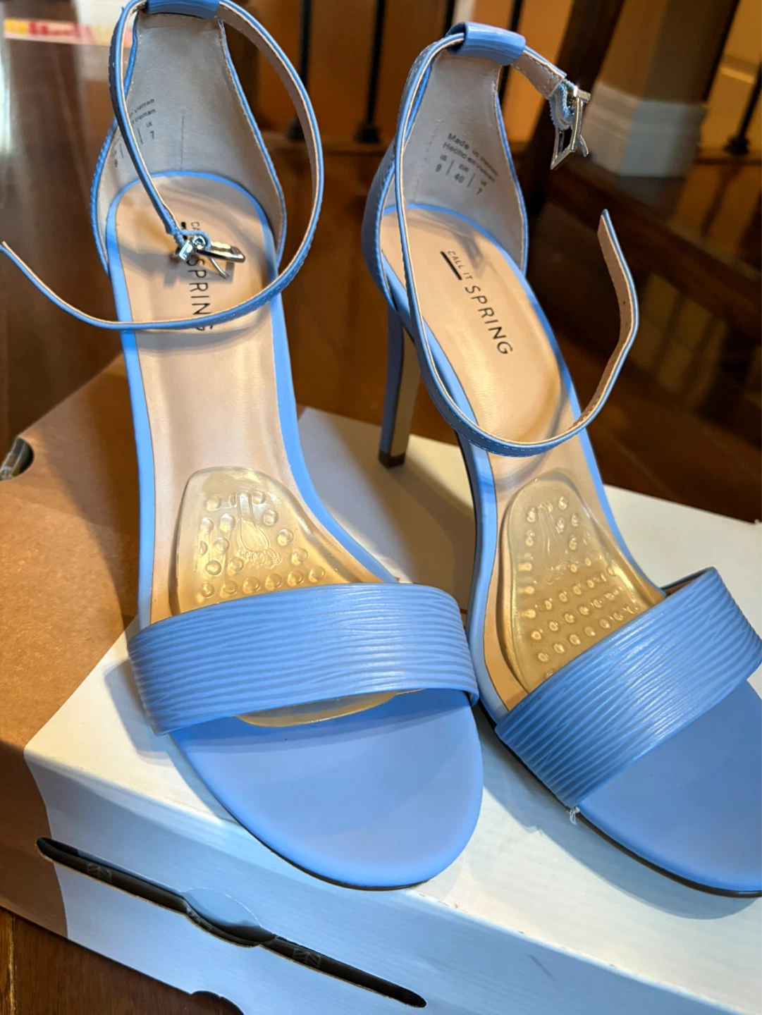 Call it Spring Blue Heeled Sandals - photo 2