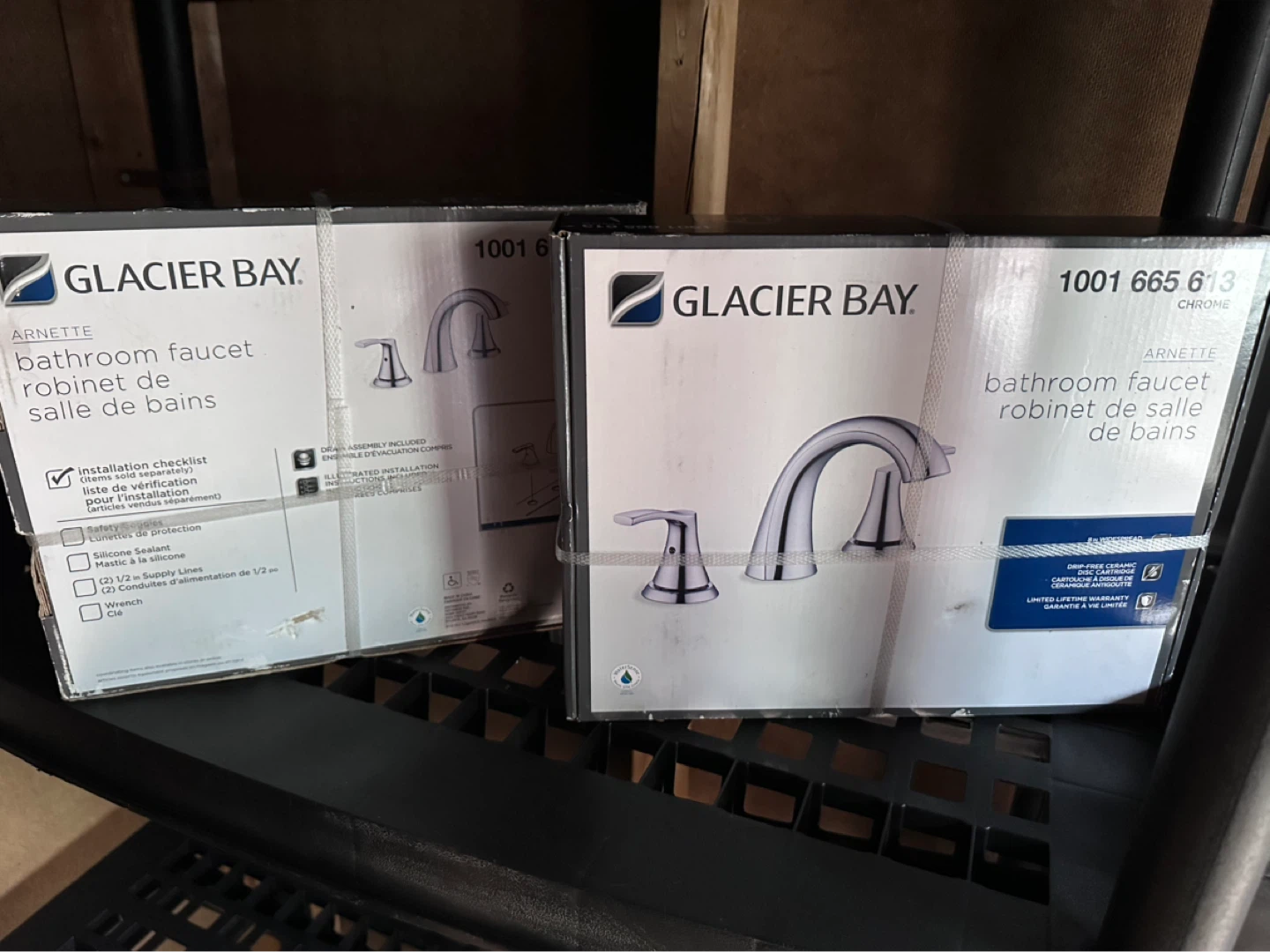 Glacier Bay Arnette Bathroom Faucet x 2