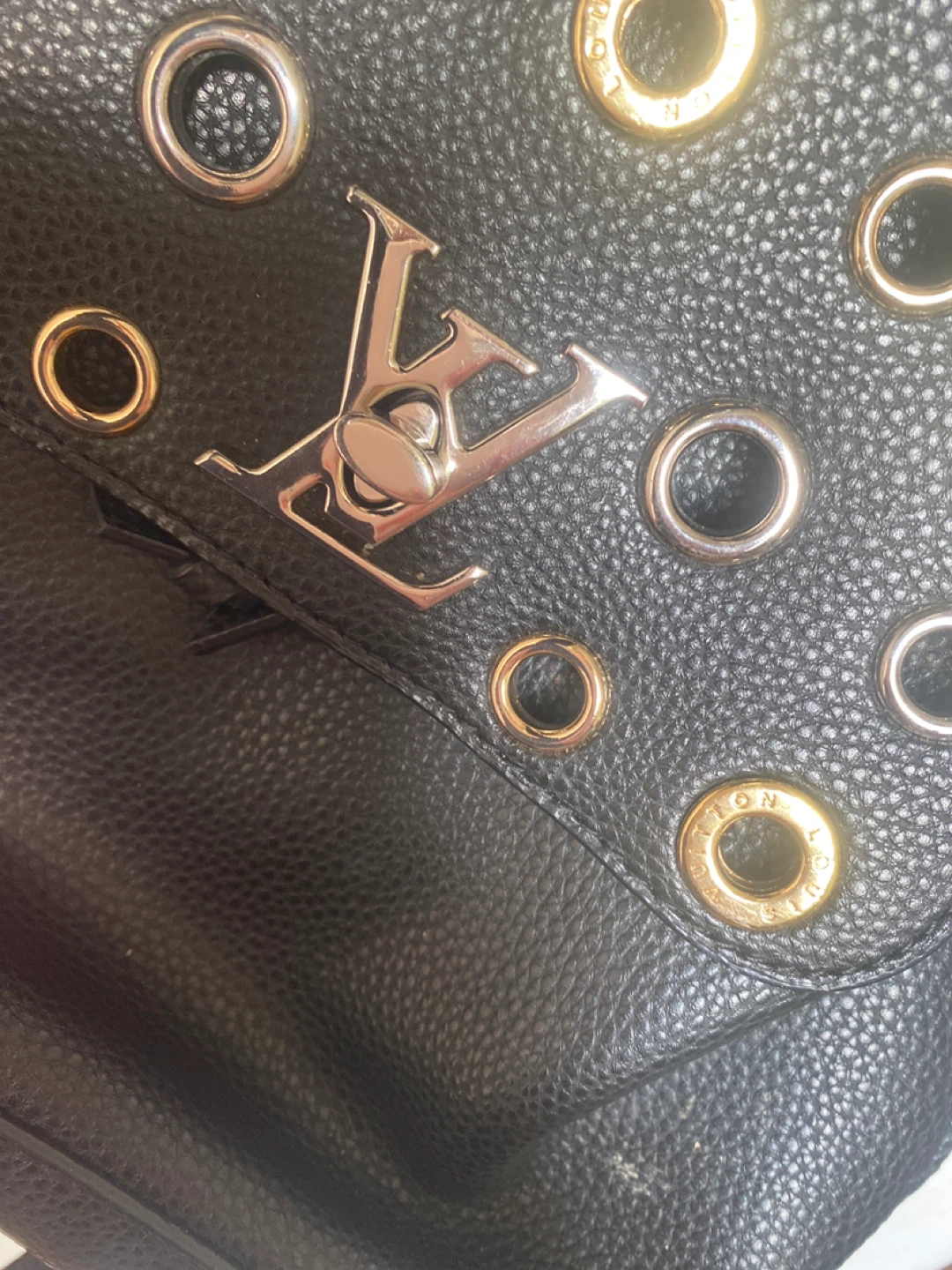 Louis Vuitton Black Leather Backpack - photo 2