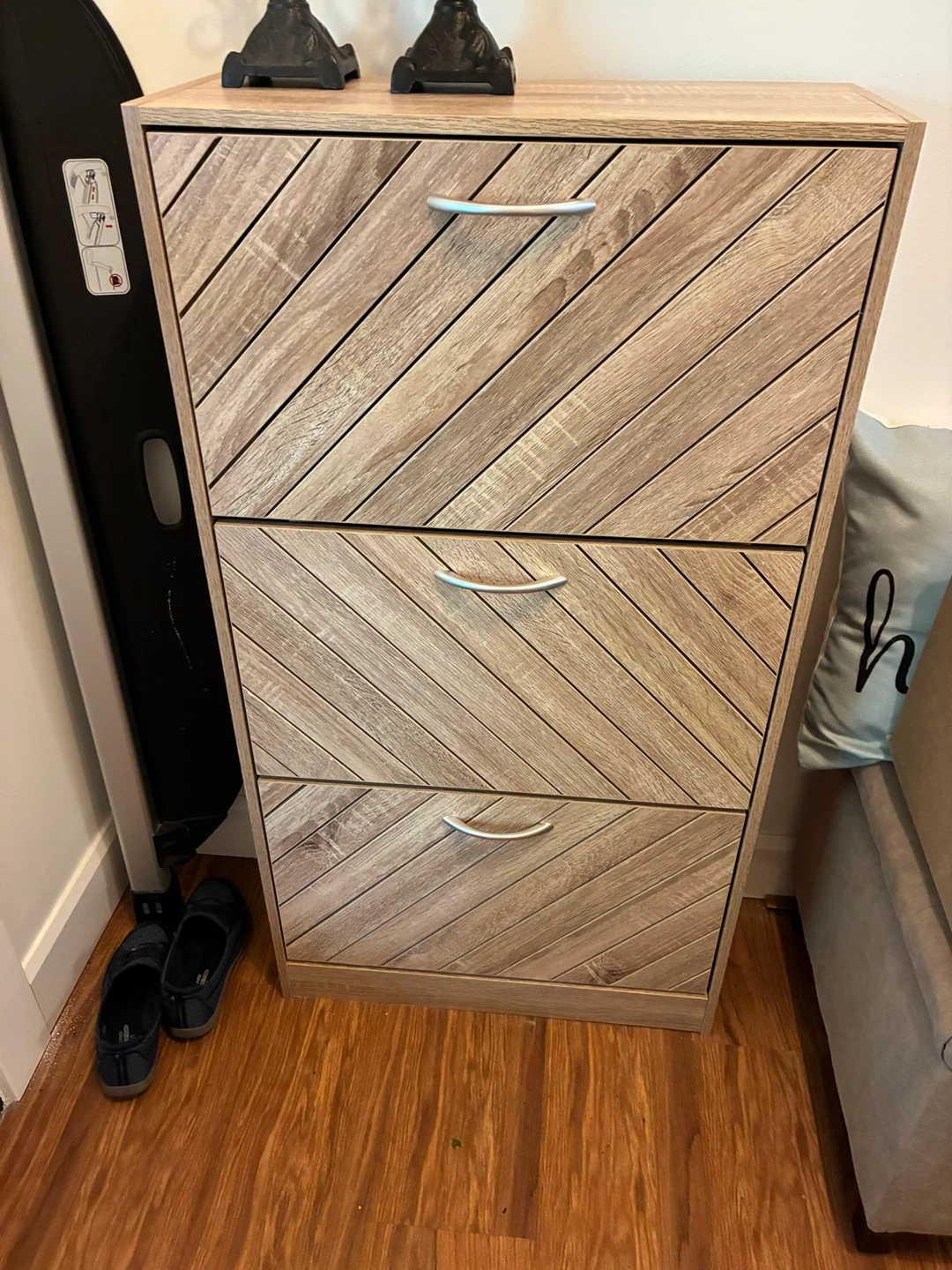 Wooden Shoe Storage Cabinet