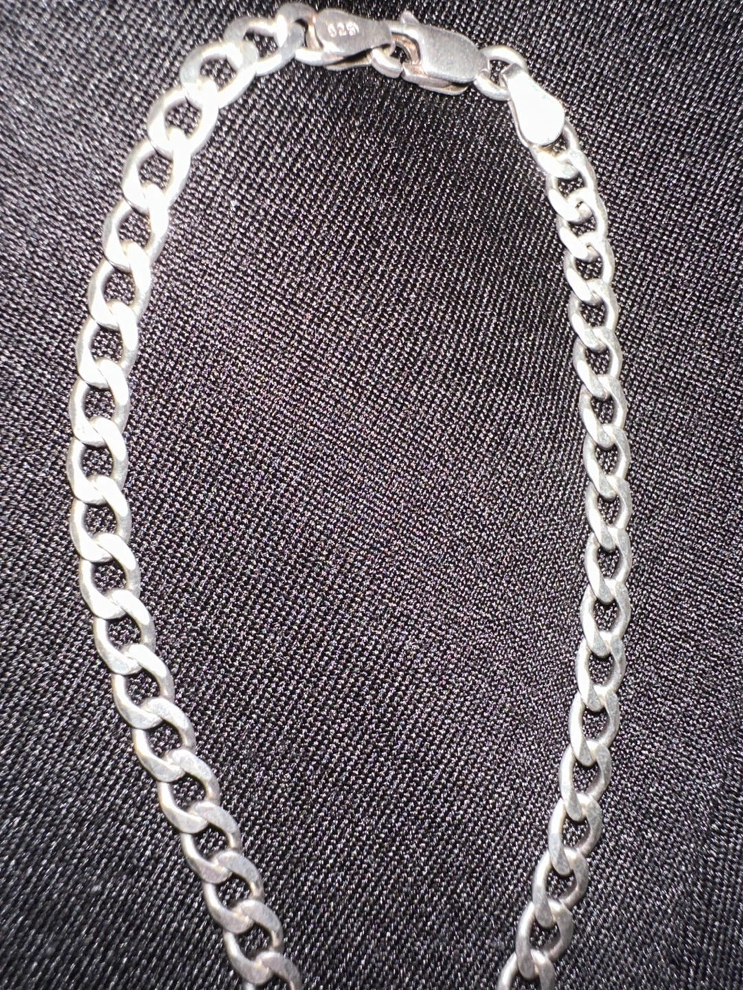 Sterling Silver 925 Curb Chain Bracelet - photo 4