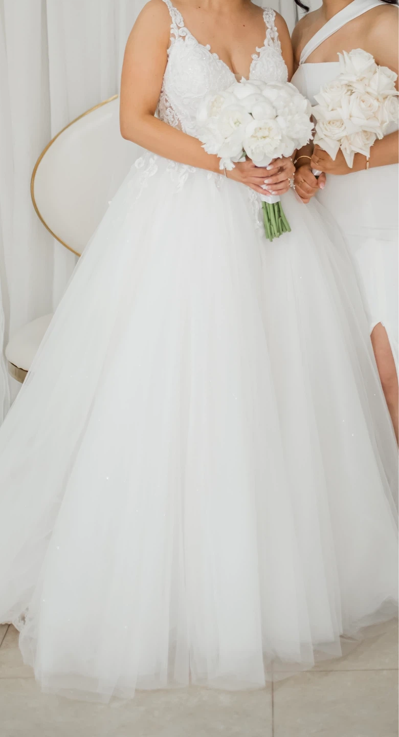 White Wedding Dress - Ball Gown