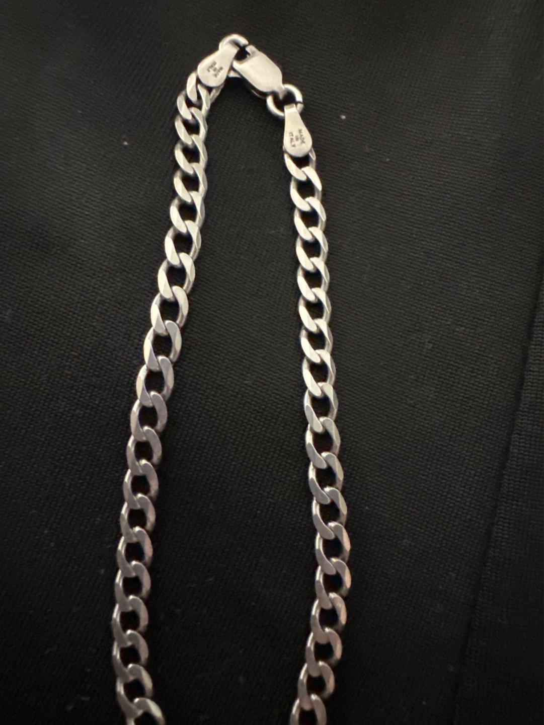 Sterling Silver 925 Curb Chain Bracelet
