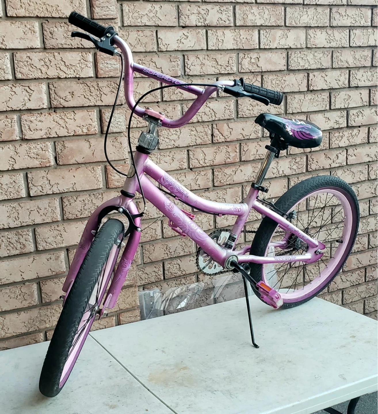 Pink kids Bike