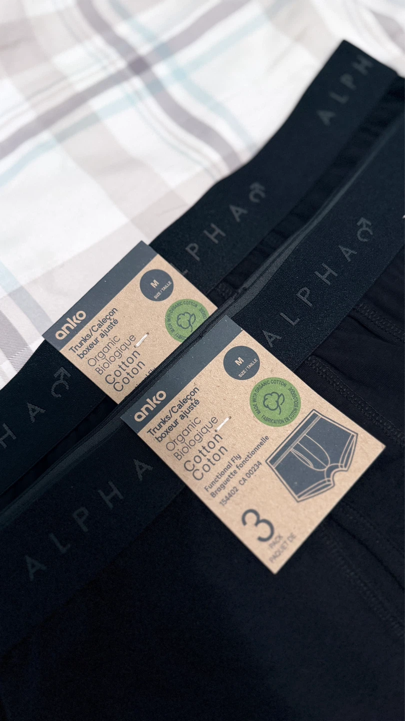 Anko Organic Cotton Trunks - Size M (5 Pack) - photo 4