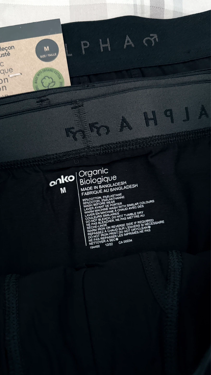 Anko Organic Cotton Trunks - Size M (5 Pack) - photo 5