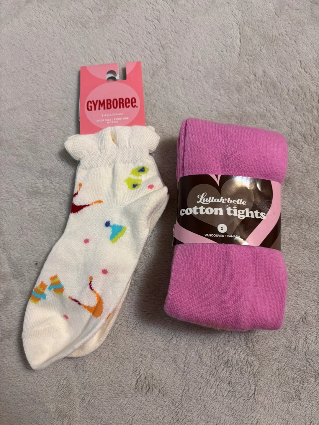 Gymboree Socks & Lulabelle Cotton Tights - Size S