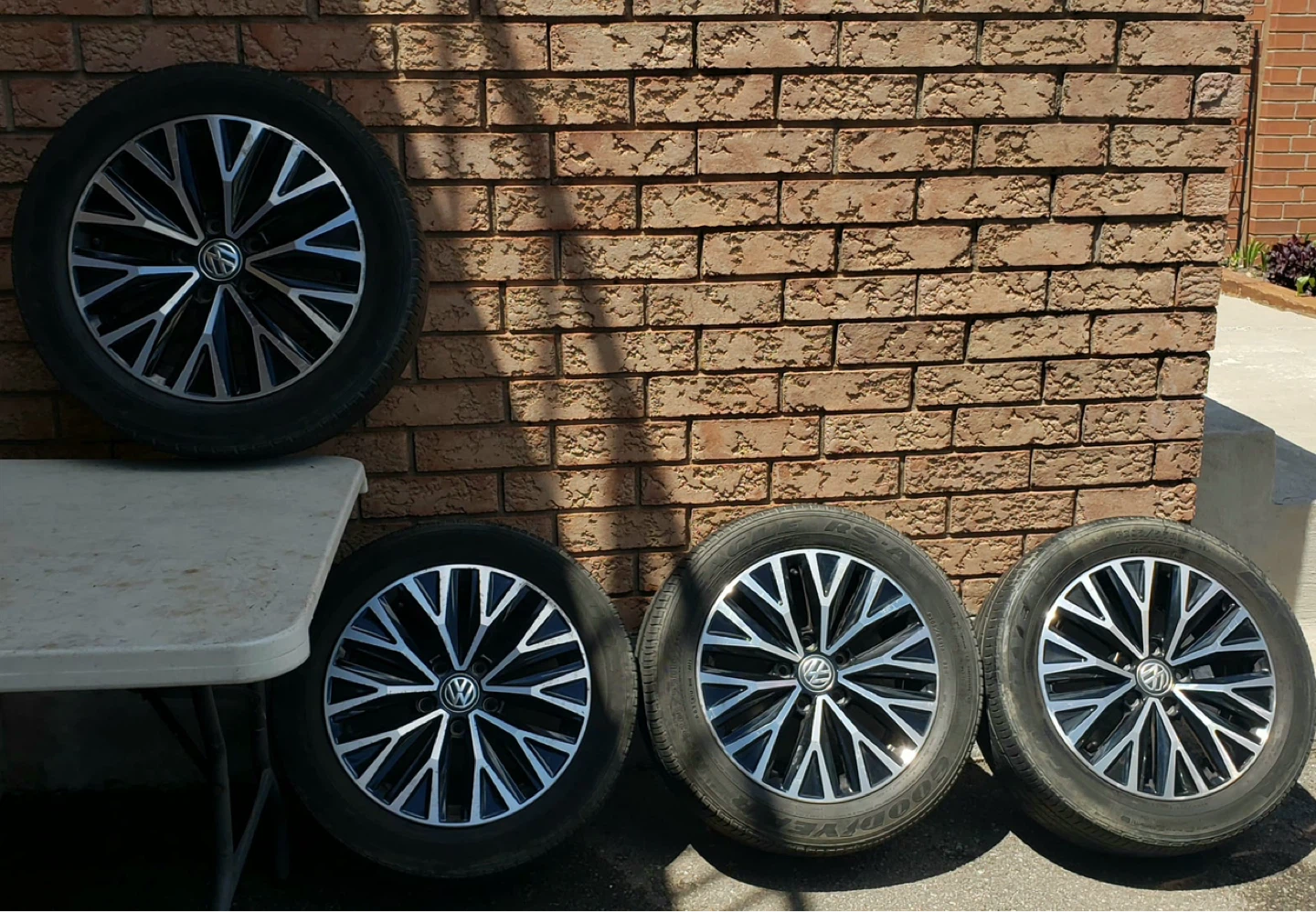 Volkswagen Alloy Wheels with Tires - Set of 4