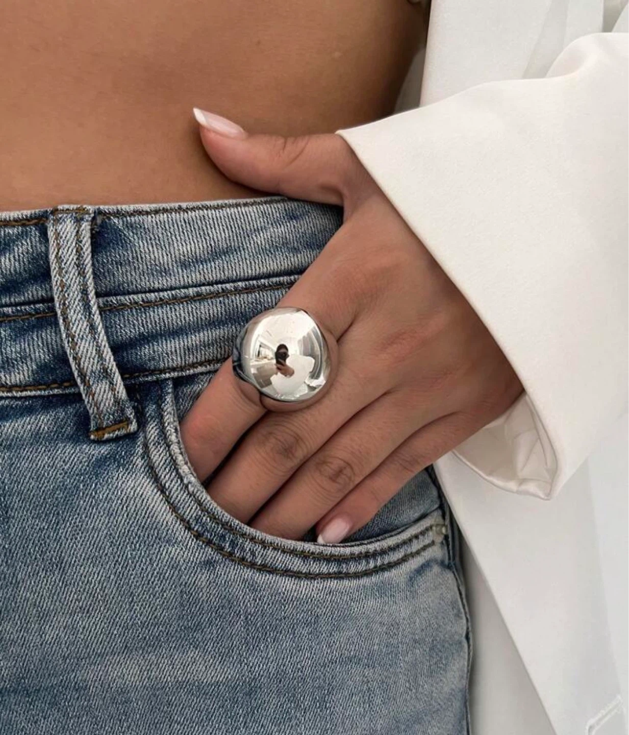 Statement Ring – Silver