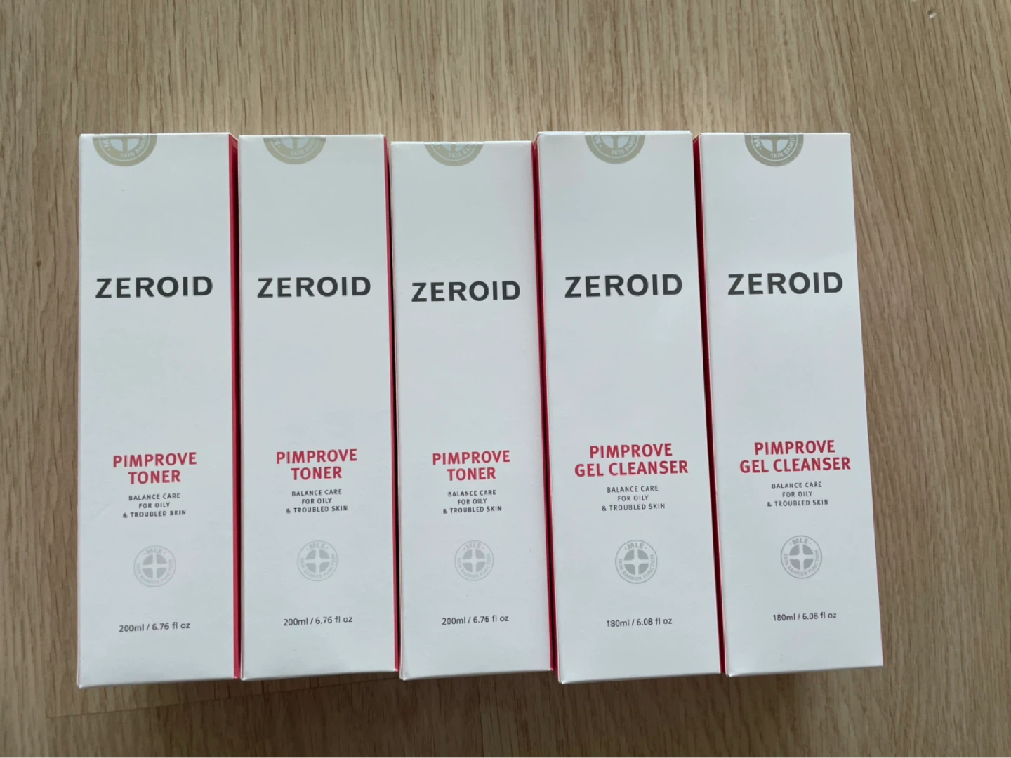 ZERIOD PimPprove Toner & Gel Cleanser