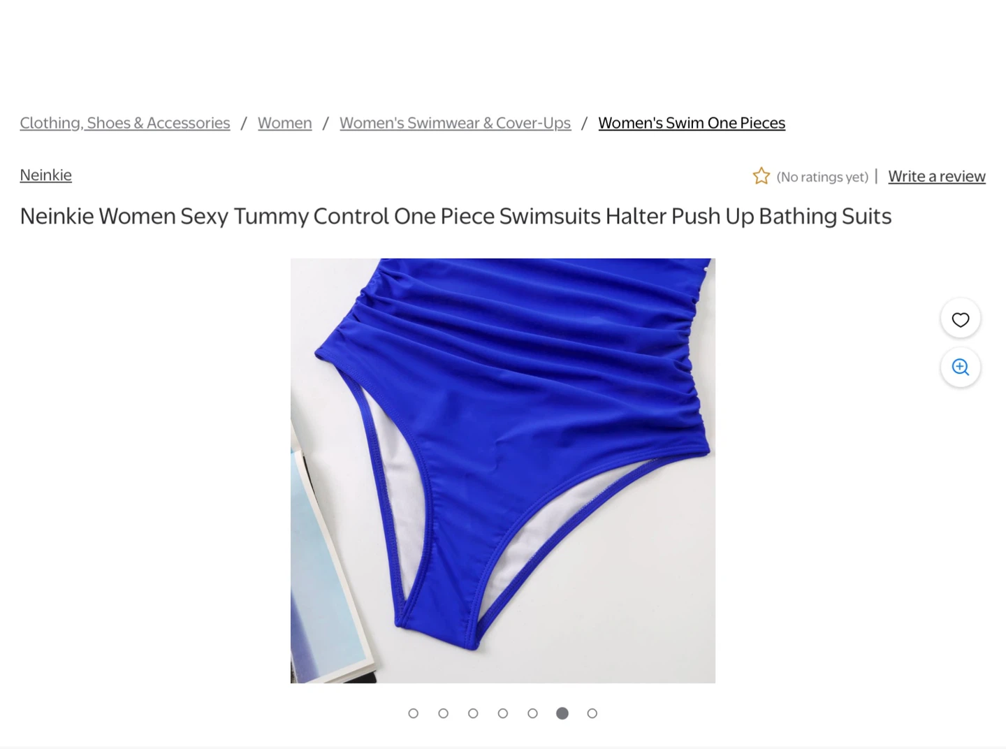 New M Women's Tummy Control One Piece Swimsuit - photo 2